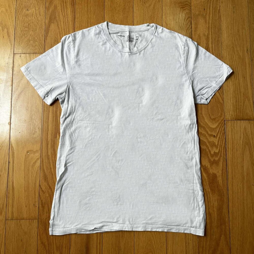 Nordstrom White Blank T Shirt L